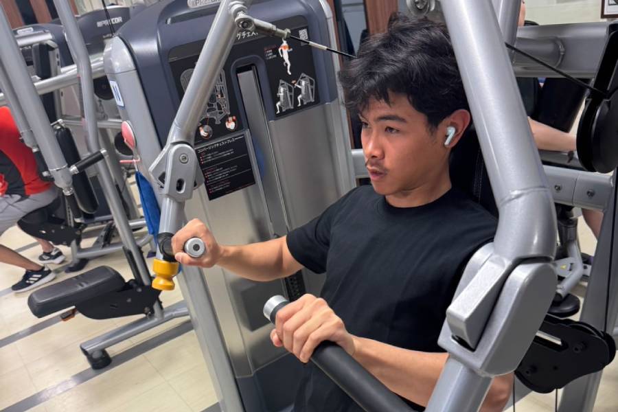 スポーツジムに通える